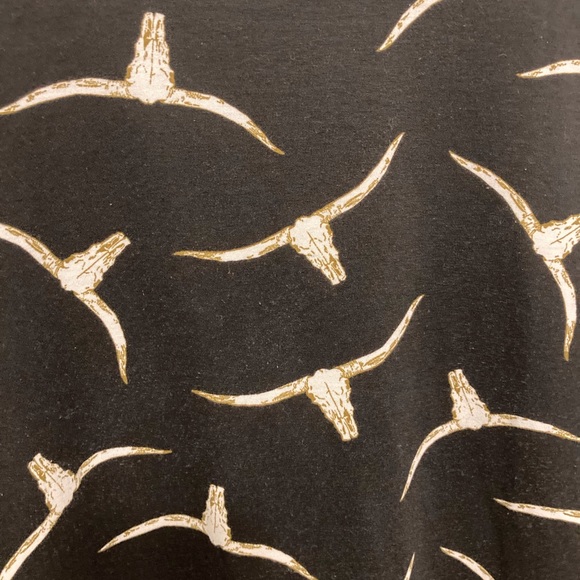 NWOT LuLaRoe Steer Head Carly Swing Dress Size L - Picture 3 of 3